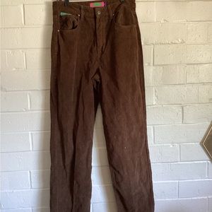 Gmpyre corduroy brown pants